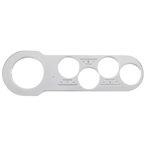 Autometer Dash Panel, Chevy Car 53-54, 1 X 3-1/8", 4 X 2-1/16", Billet, Mounting Solutions