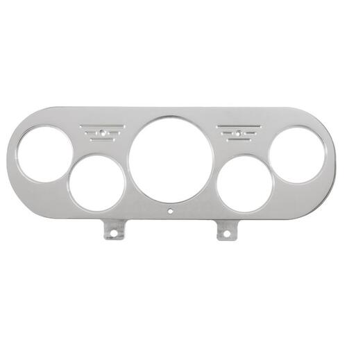 Autometer Dash Panel, Nova 62-65, 1 X 3-1/8" & 4 X 2-1/16", Billet, Mounting Solutions