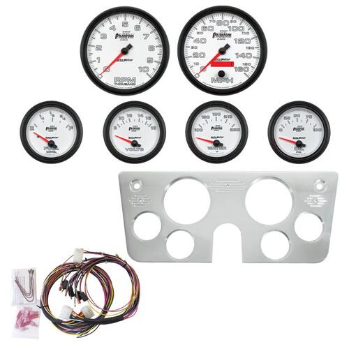 Autometer Direct Fit Dash Kit, Chevy Truck 67-72, 2 X 5", 4 X 2-5/8", Phantom Ii, Phantom Ii