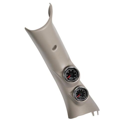 Autometer Diesel Gauge Kit, A-Pillar, Ram 10-19, Boost/Egt, 60Psi/2000ºf, Fact. Match, Gen 4 Dodge F