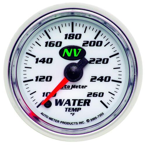 Autometer Gauge, Water Temp, 2 1/16", 100-260ºf, Digital Stepper Motor, Nv, Nv