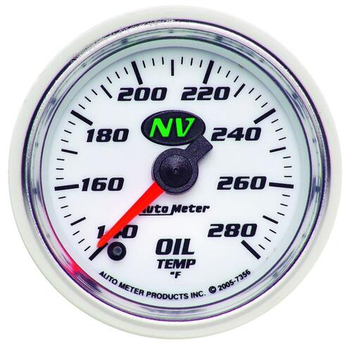 Autometer Gauge, Oil Temp, 2 1/16", 140-280ºf, Digital Stepper Motor, Nv, Nv
