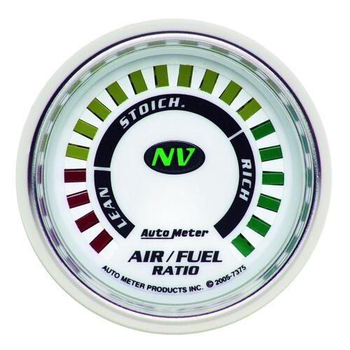 Autometer Gauge, Air/Fuel Ratio-Narrowband, 2 1/16", Lean-Rich, Led Array, Nv, Nv