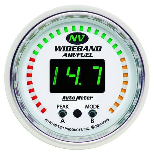 Autometer Gauge, Air/Fuel Ratio-Pro, 2 1/16", 10:1-20:1, Digital W/ Peak & Warn, Nv, Nv