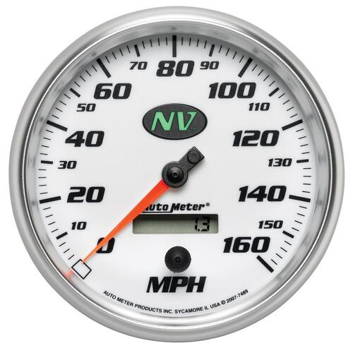 Autometer Gauge, Speedometer, 5", 160Mph, Elec. Programmable, Nv, Nv
