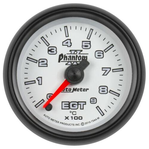 Autometer Gauge, Pyrometer (Egt), 2 1/16", 900ºc, Digital Stepper Motor, Phantom Ii, Phantom Ii