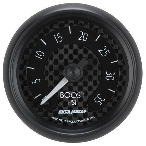 Autometer Gauge, Boost, 2 1/16", 35Psi, Mechanical, Gt, Gt