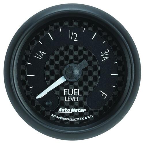 Autometer Gauge, Fuel Level, 2 1/16", Programmable, Gt, Gt