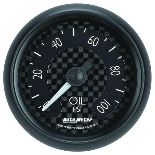 Autometer Gauge, Oil Press, 2 1/16", 100Psi, Mech, Gt, Gt