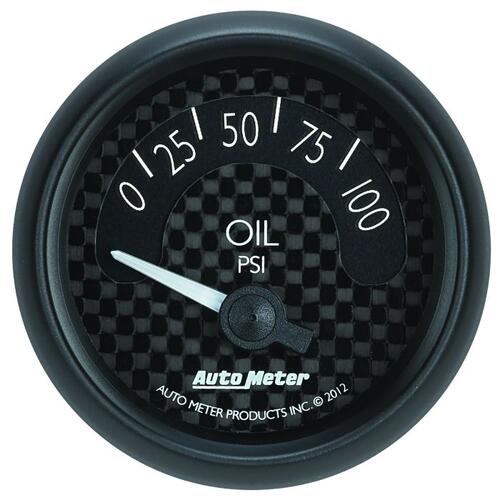 Autometer Gauge, Oil Press, 2 1/16", 100Psi, Elec, Gt, Gt