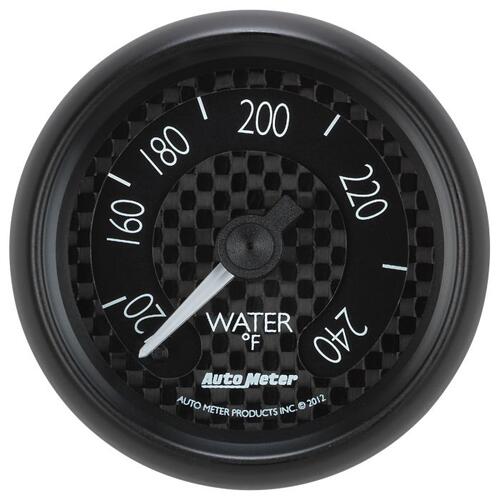 Autometer Gauge, Water Temp, 2 1/16", 240ºf, Mech, Gt, Gt