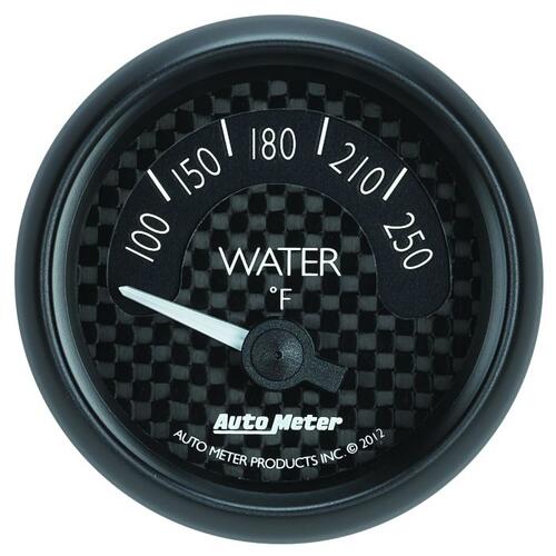 Autometer Gauge, Water Temp, 2 1/16", 250ºf, Elec, Gt, Gt