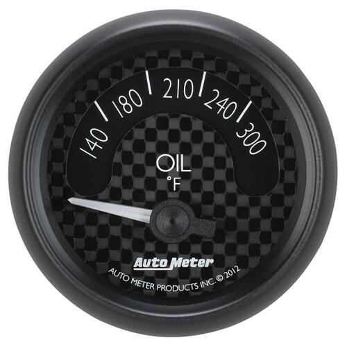 Autometer Gauge, Oil Temp, 2 1/16", 300ºf, Elec, Gt, Gt