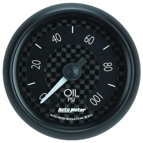 Autometer Gauge, Oil Press, 2 1/16", 100Psi, Digital Stepper Motor, Gt, Gt