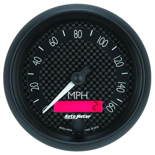 Autometer Gauge, Speedometer, 3 3/8", 160Mph, Elec. Programmable, Gt, Gt