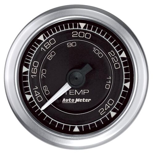 Autometer Gauge, Temp, 2 1/16", 240ºf, Mech,  Chrono, Chrono