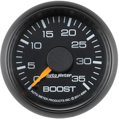 Autometer Gauge, Factory Match, Boost, 2 1/16 in., 35psi, Mechanical, GM, Each