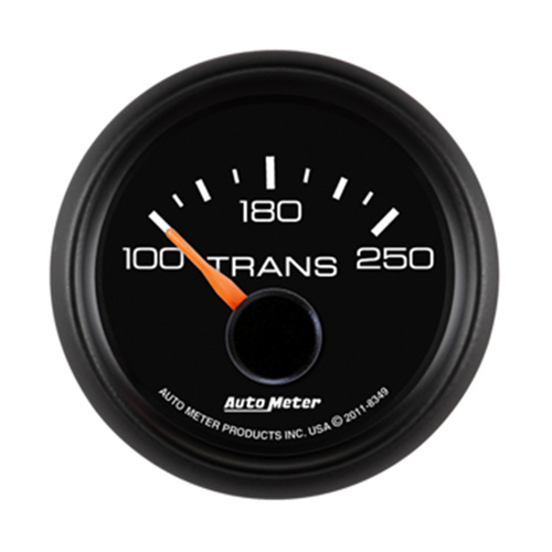 Autometer Gauge, Factory Match, Transmission Temperature, 2 1/16 in., 100-250 Degrees F, Electrical, GM, Analog, Each