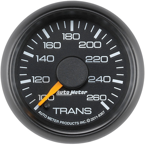 Autometer Gauge, Factory Match, Transmission Temperature, 2 1/16 in., 100-260 Degrees F, Digital Stepper Motor, GM, Each