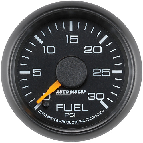 Autometer Gauge, Factory Match, Fuel Pressure, 2 1/16 in., 30psi, Digital Stepper Motor, GM, Analog, Each