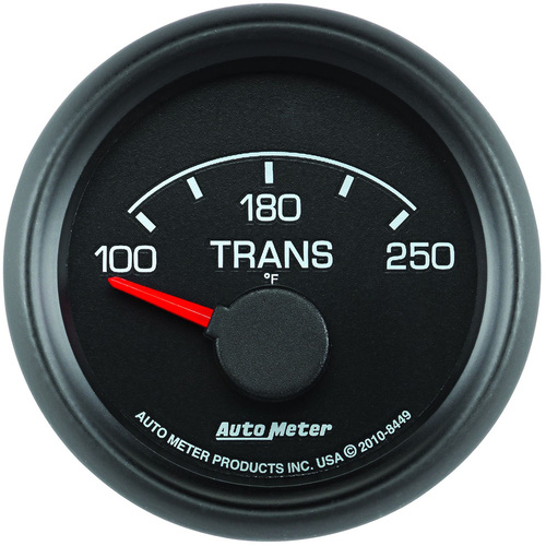 Autometer Gauge, Factory Match, Transmission Temperature, 2 1/16 in., 100-250 Degrees F, Electrical, For Ford, Each