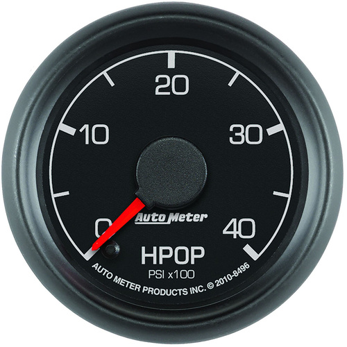 Autometer Gauge, Factory Match, HIGH PRESS OIL PUMP, 2 1/16 in., 4Kpsi, Stepper Motor, For Ford