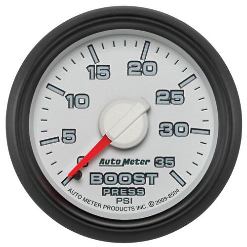 Autometer Gauge, Boost, 2 1/16", 35Psi, Mechanical, Ram Gen 3 Factory Match, Gen 3 Dodge Factory Mat