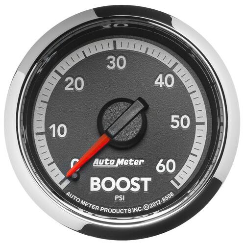 Autometer Gauge, Boost, 2 1/16", 60Psi, Mechanical, Ram Gen 4 Factory Match, Gen 4 Dodge Factory Mat