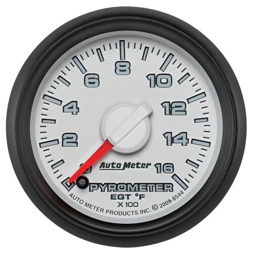 Autometer Gauge, Pyro. (Egt), 2 1/16", 1600ºf, Stepper Motor, Ram Gen 3 Fact. Match, Gen 3 Dodge Fac