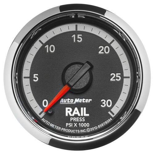 Autometer Gauge, Rail Press, 2 1/16", 30Kpsi, Digital Stepper Motor, Ram Gen 4 Fact. Match, Gen 4 Do