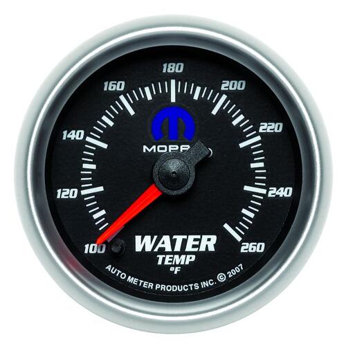 Autometer Gauge, Water Temp, 2 1/16", 100-260ºf, Digital Stepper Motor, Black, Mopar, Mopar