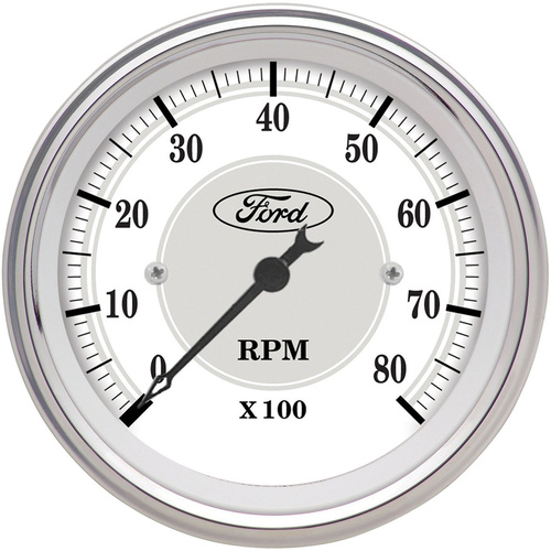 Autometer Gauge, For Ford Masterpiece, Tachometer, 3 1/8 in., 0-8K RPM, In-Dash, Each