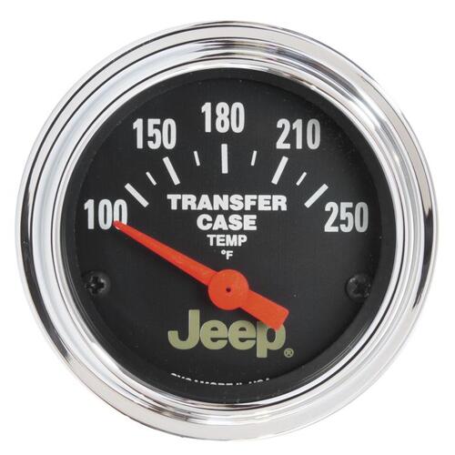 Autometer Gauge, Transfer Case Temp, 2 1/16", 250ºf, Elec, Jeep, Jeep