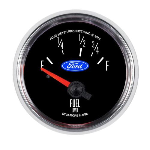 Autometer Gauge, Fuel Level, 2 1/16", 73Ωe To 10Ωf, Elec, Ford, Ford