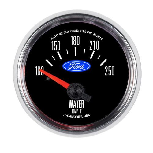 Autometer Gauge, Water Temp, 2 1/16", 100-250ºf, Electric, Ford , Ford