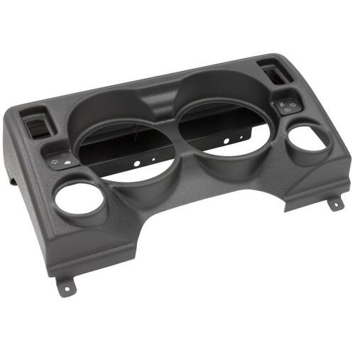 Autometer Gauge Mount, Direct Fit Dash Panel, 4 Gauge (5" X2, 2 1/16" X2), Jeep Tj, Mounting Solutio