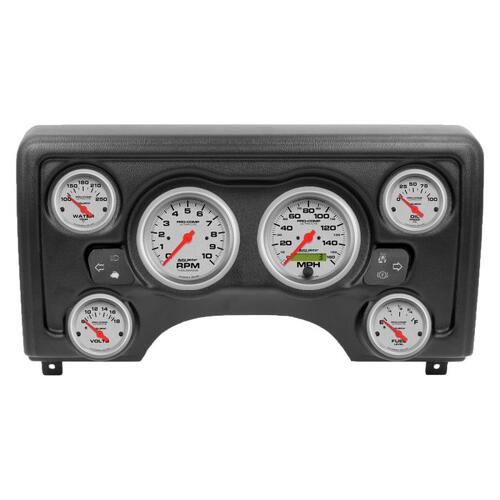 Autometer Direct Fit Dash Kit, (3 3/8" X2, 2 1/16" X4) Jeep Tj 97-06, Ultra-Lite, Ultra-Lite