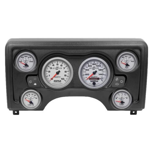 Autometer Direct Fit Dash Kit, (3 3/8" X2, 2 1/16" X4) Jeep Tj 97-06, Ultra-Lite Ii, Ultra-Lite Ii