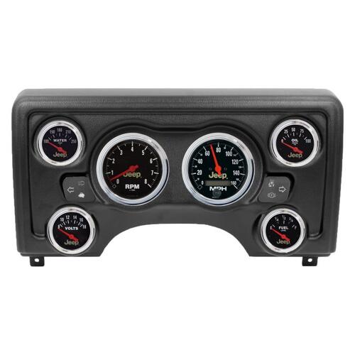 Autometer Direct Fit Dash Kit, (3 3/8" X2, 2 1/16" X4) Jeep Tj 97-06, Jeep , Jeep