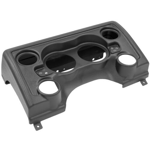 Autometer Gauge Mount, Direct Fit Dash Panel, 6 Gauge (3 3/8" X2, 2 1/16" X4), Jeep Tj/Xj, Mounting