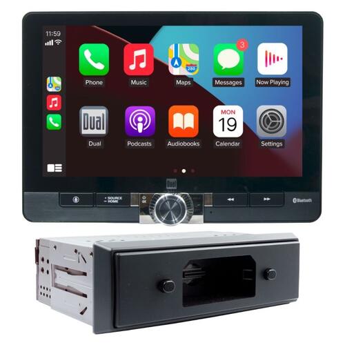 Autometer Dashplay Connected Car Experience, Single Din, 8" Android Auto, Apple Car Play, Accessorie