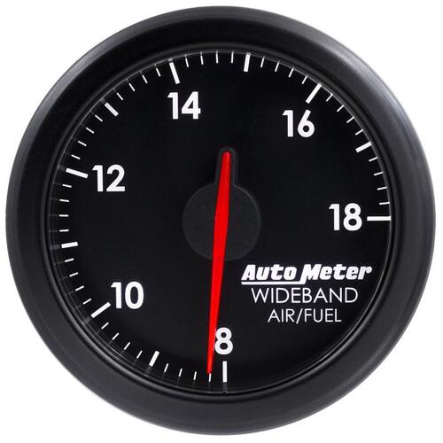 Autometer 2-1/16" Wideband A/F, Airdrive, Black, Airdrive