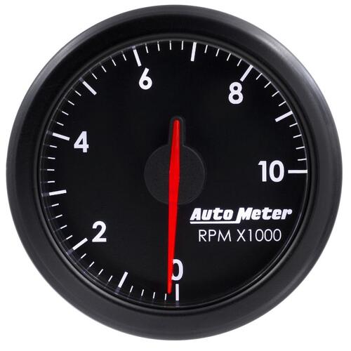 Autometer 2-1/16" Tach, 0-10,000 Rpm, Airdrive, Black, Airdrive