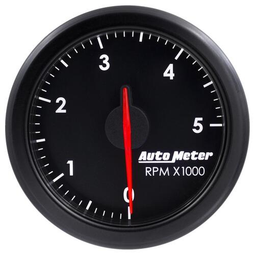 Autometer 2-1/16" Tach, 0-5,000 Rpm, Airdrive, Black, Airdrive