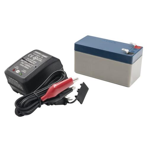 Autometer Battery Pack And Charger Kit, 12V, 1.4Ah, Extreme Environment