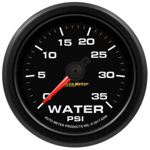 Autometer Gauge, Water Press, 2 1/16", 35Psi, Stepper Motor W/Warn, Extreme Environment, Extreme Env