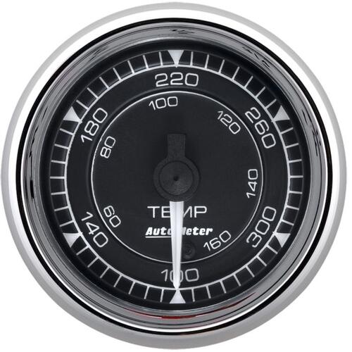 Autometer Gauge, Temp, 2 1/16", 140-380ºf, Digital Stepper Motor, Chrono Chrome, Chrono