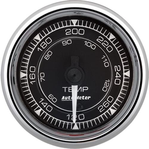 Autometer Gauge, Temp, 2 1/16", 120-280ºf, Digital Stepper Motor, Chrono Chrome, Chrono