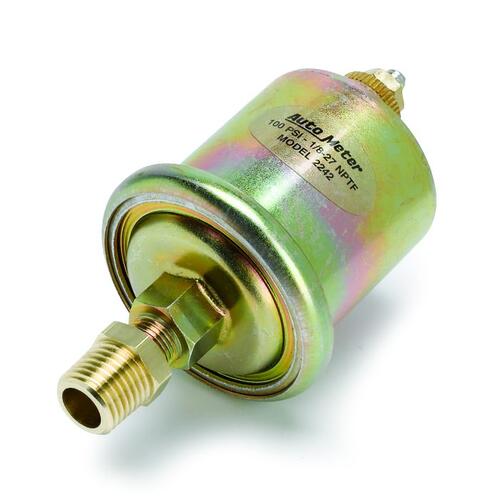 Autometer Sensor, Oil Pressure, 0-100Psi, 1/8" Npt Male, For Short Sweep Elec., Marine Accessories