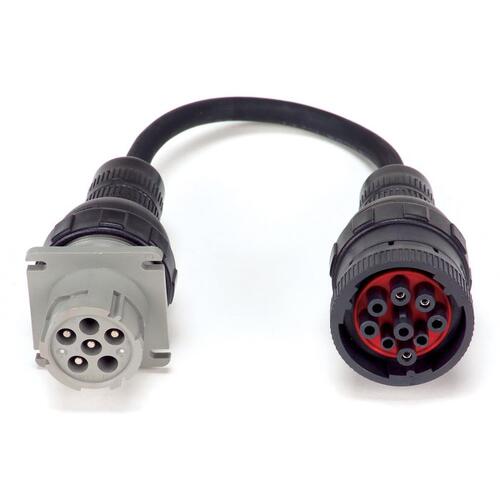 Autometer Adapter, J1708, 6Pin To 9Pin, Test Equipment